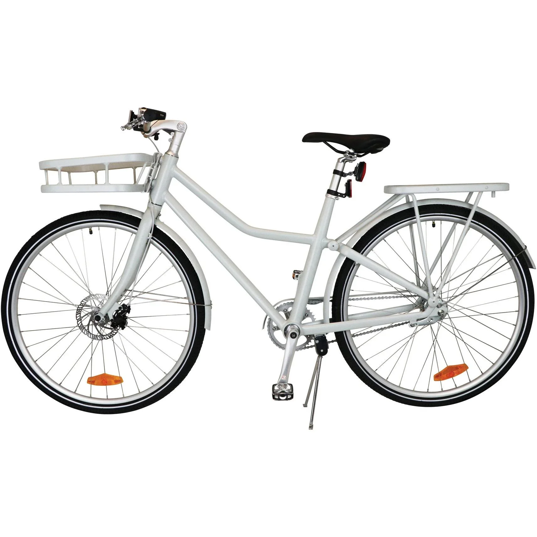 City Bike Deluxe "Unisex" 28 Zoll - Weiß - 49cm - 4