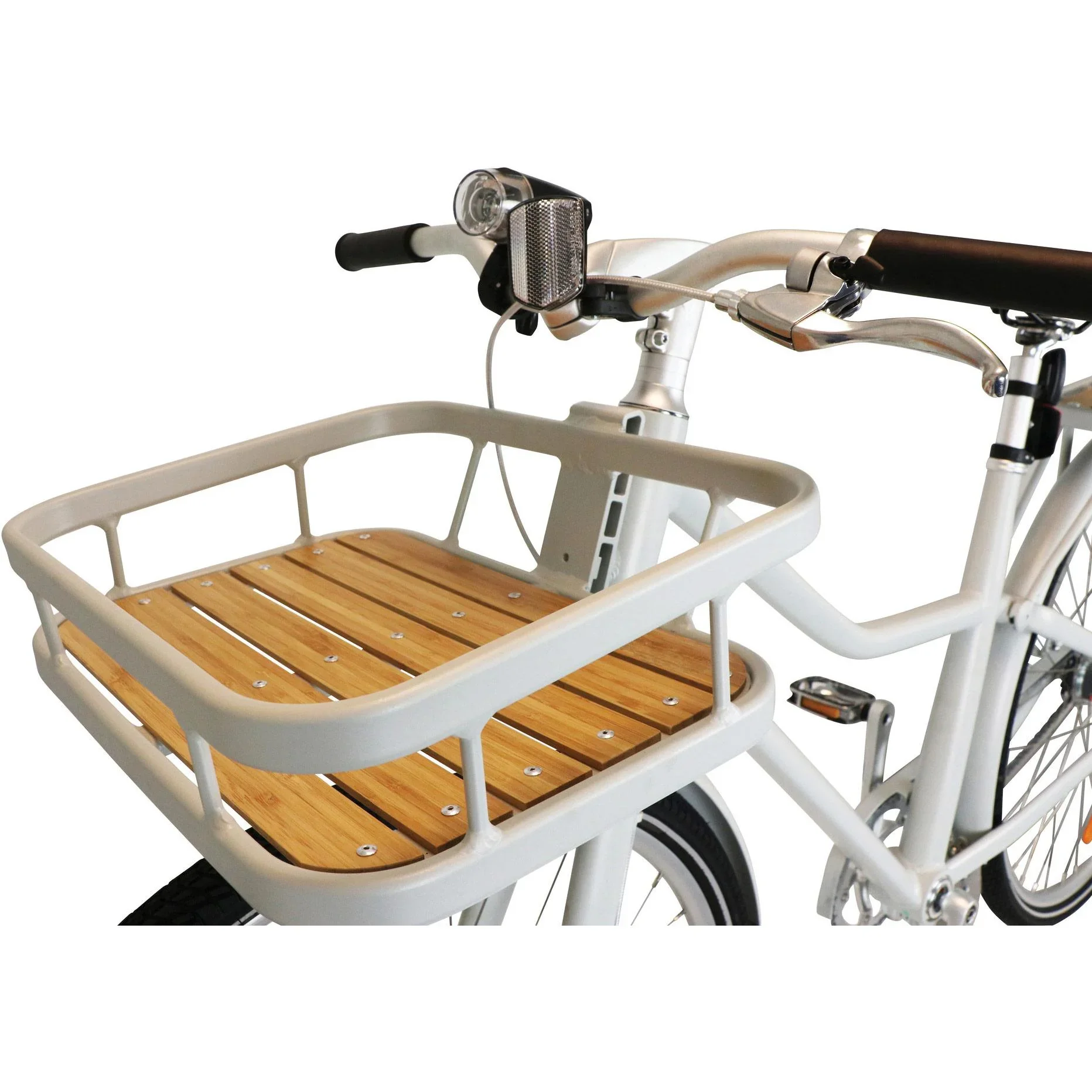 City Bike Deluxe "Unisex" 28 Zoll - Weiß - 49cm - 5