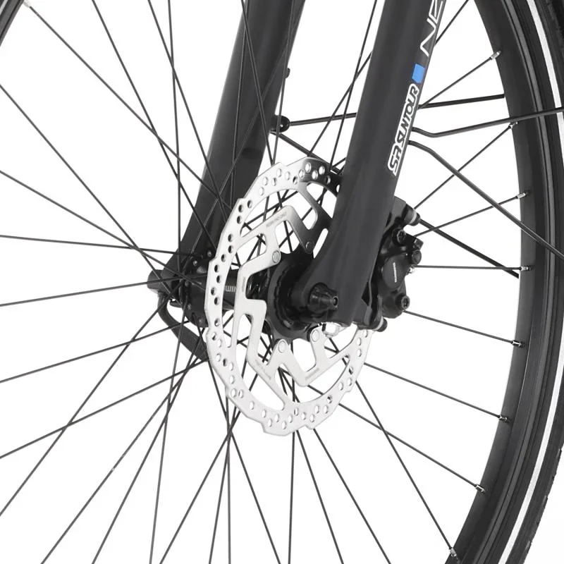 Damen E-Bike Trekking, 28 Zoll, Rahmengröße 44cm, 8-Gang Kettenschaltung, anthrazit matt, VIATOR 2.0 - 8