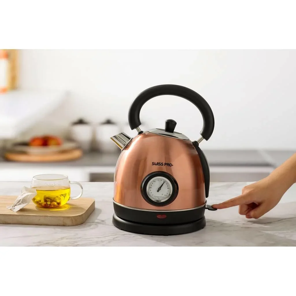 Retro-Wasserkocher - 2200W - 1,8L - Karamell - 1