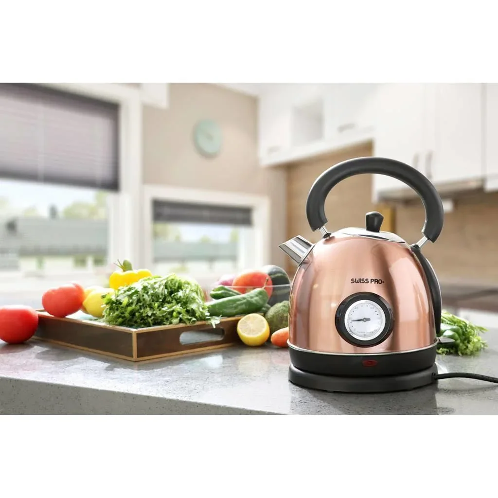 Retro-Wasserkocher - 2200W - 1,8L - Karamell - 7