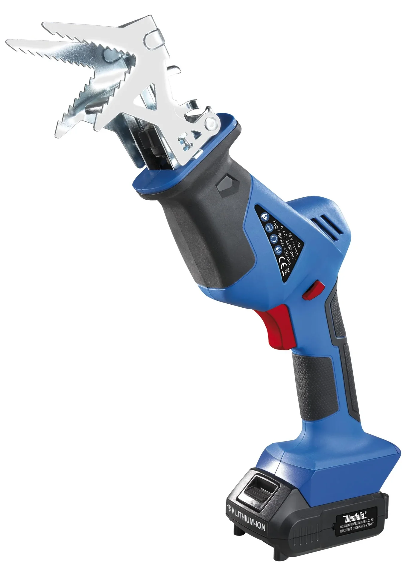 Akku Säbelsäge 18 Volt Li-Ion ASS18E inclusive Akku 1,5 Ah und Ladegerät - 4