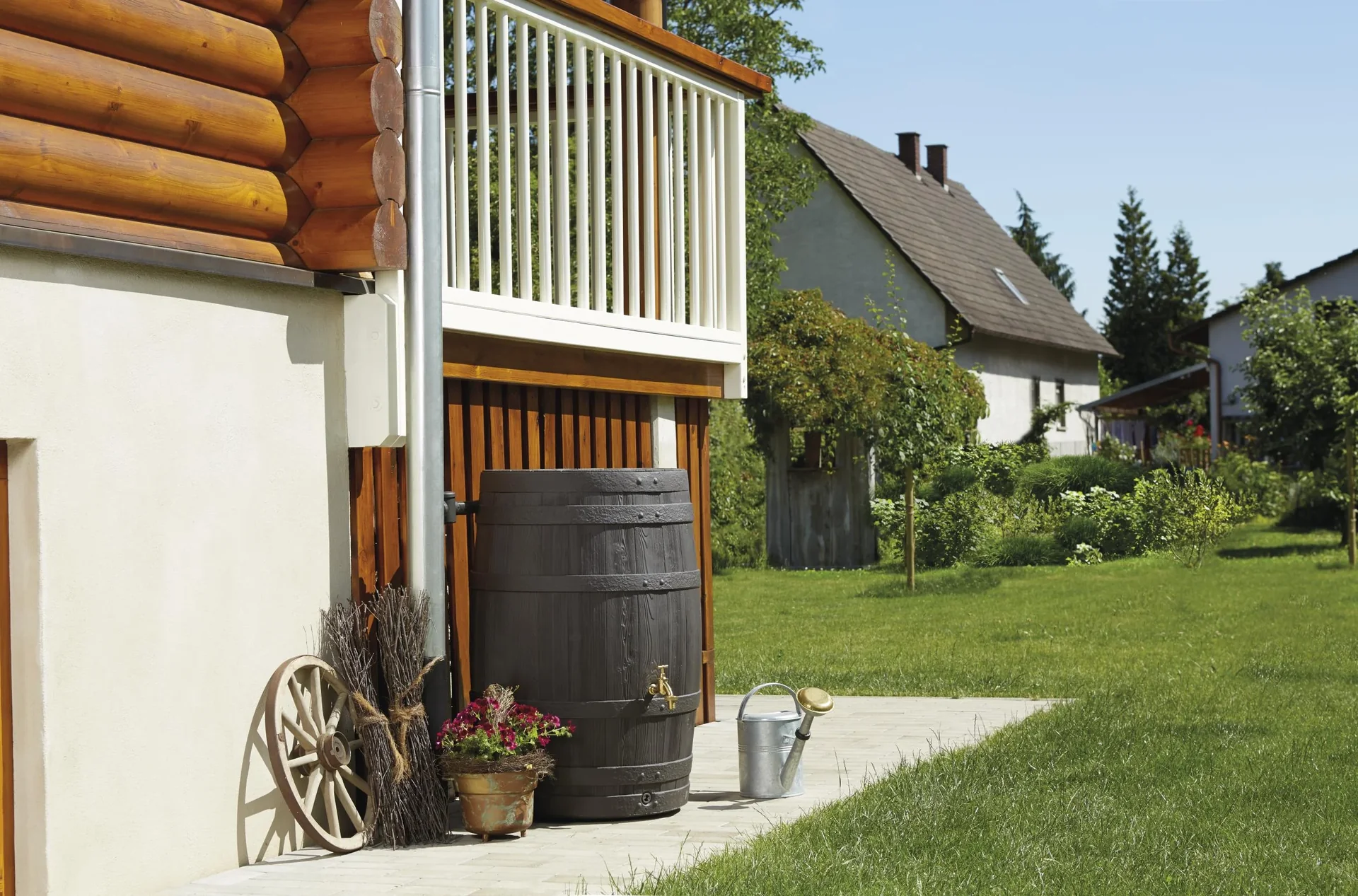 Regenfass BARRICA, 260 l, braun - 2