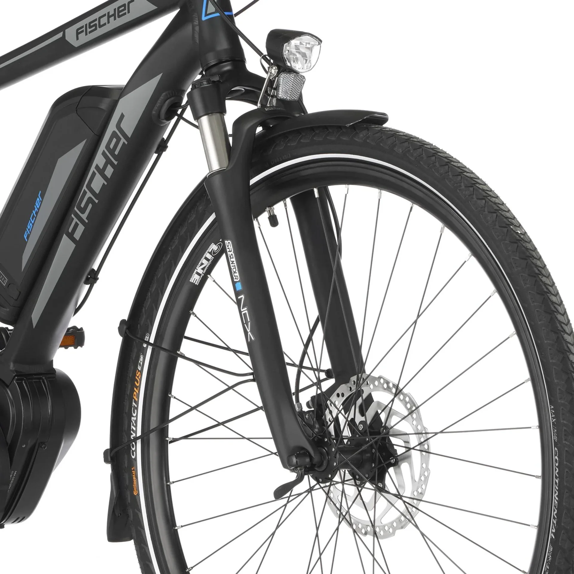 Herren E-Bike Trekking, 28 Zoll, Rahmengröße 55 cm, 10-Gang Kettenschaltung, schwarz matt, VIATOR ETH 1861 - 6