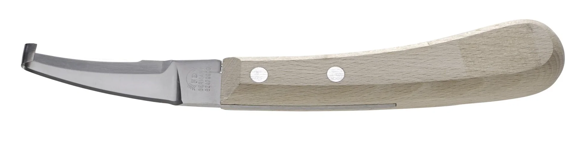 Huf- & Klauenmesser, beidseitig schneidend, schmal - 0