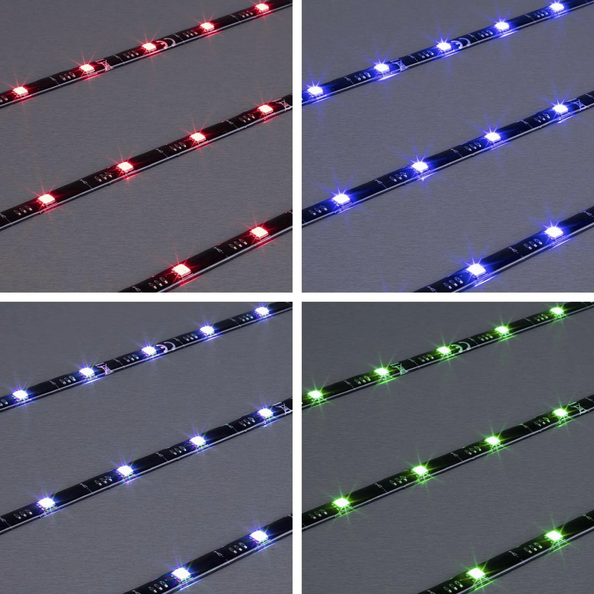 TV-LED Beleuchtungs-Set 2 m Farbwechsel, 48 RGB-LEDs, 3 x Verbinder und 3 x Verbindungskabel - 6