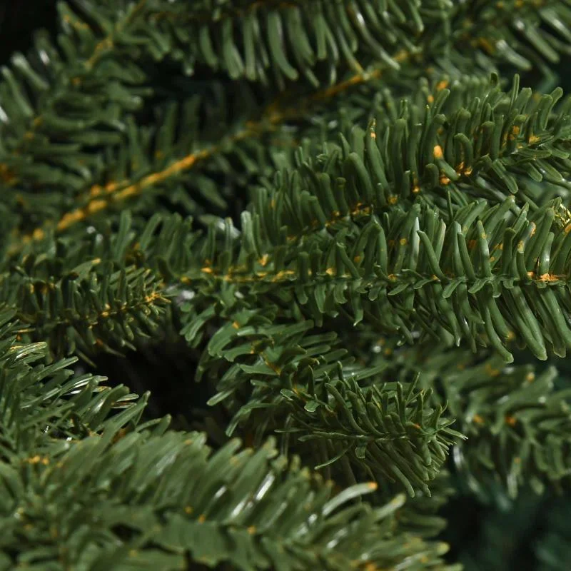künstlicher Weihnachtsbaum 1,8 m Christbaum Tannenbaum PVC PE Metall Grün Ø90 x 180 cm - 0