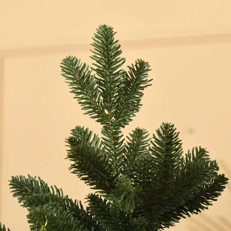 künstlicher Weihnachtsbaum 1,8 m Christbaum Tannenbaum PVC PE Metall Grün Ø90 x 180 cm - 2