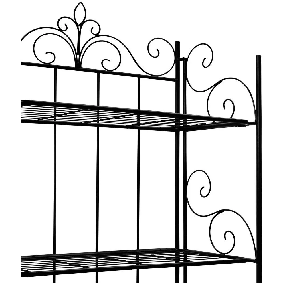 Metall-Pflanzenständer - Schwarz - Classic - 0