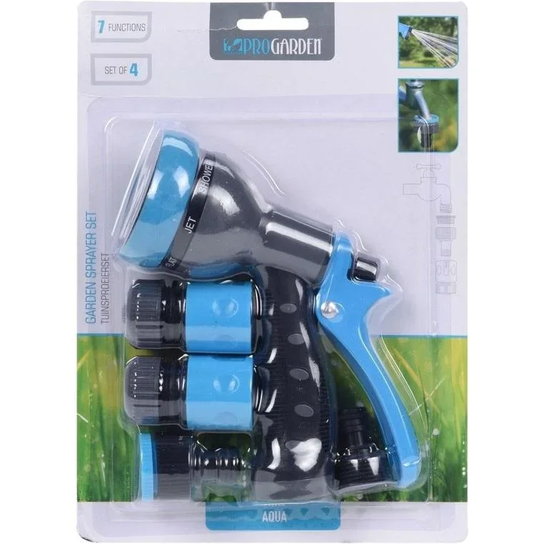 Regentonne Tauchpumpe - ZI-RTP350 - 350W - 230V mit Gartenschlauch 20 und Düsensatz - 0