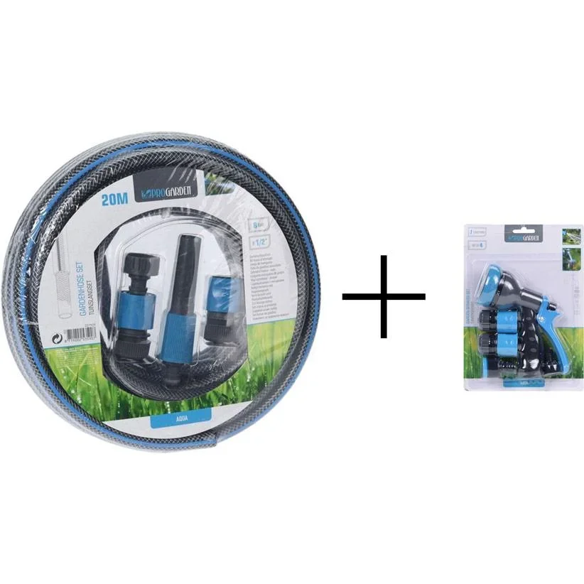 Regentonne Tauchpumpe - ZI-RTP350 - 350W - 230V mit Gartenschlauch 20 und Düsensatz - 3