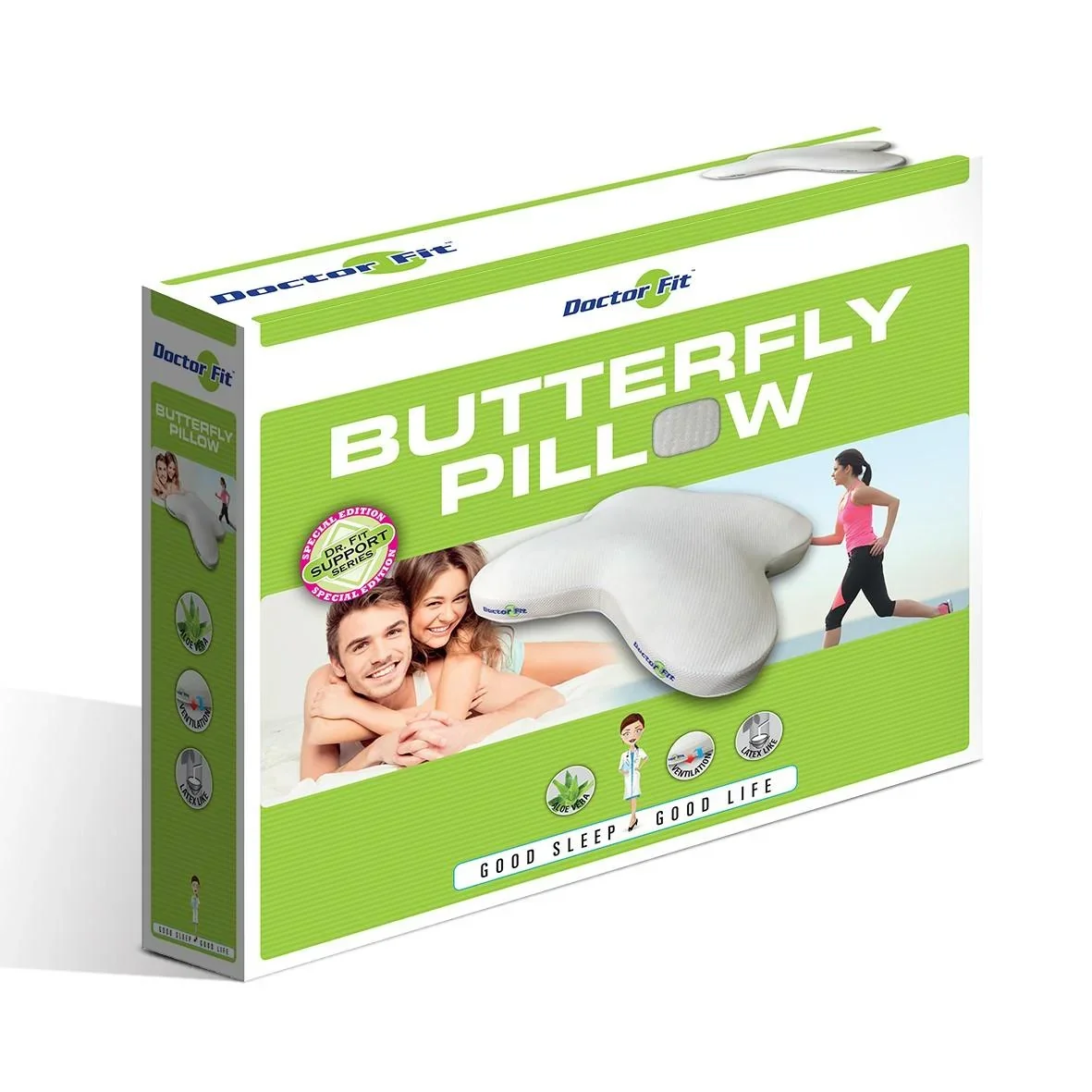 Buttlerflywing Kissen Green Line - 0