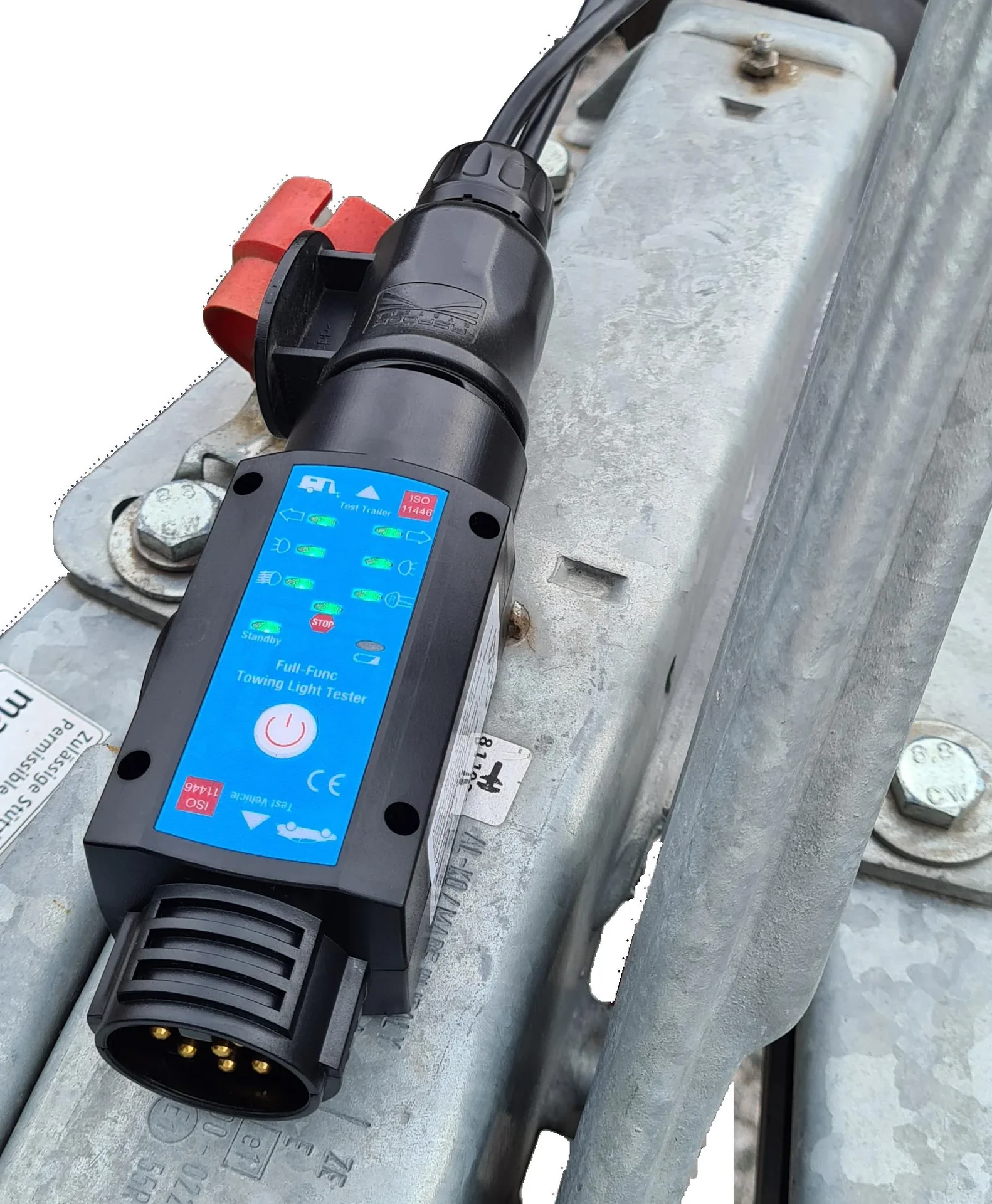 Anhänger-Beleuchtungstester, 13-polig mit Akku - 3
