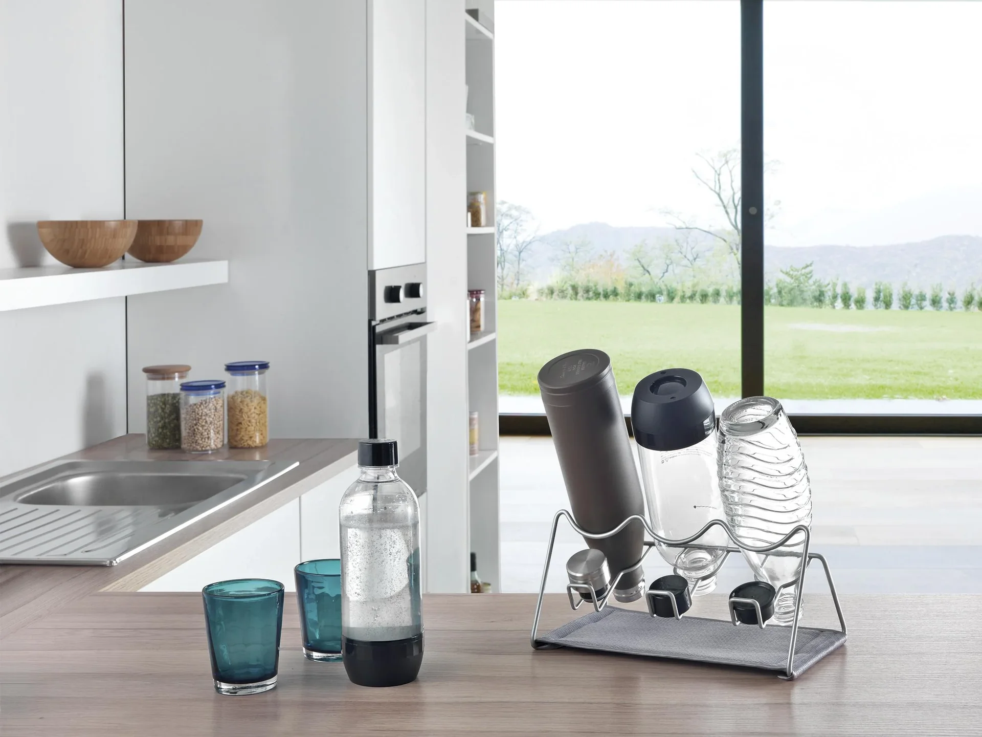 Abtropfgestell Sodatex 2 für 2 Flaschen - 3