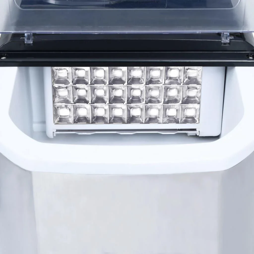 Eiswürfelbereiter 20 kg/24 h aus Edelstahl - 1