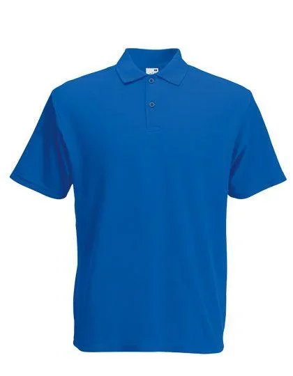 Poloshirt mit Piquestruktur, Farbe royal, Gr.M - 1