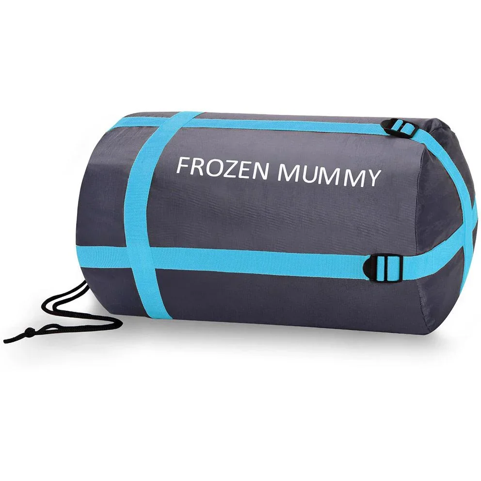 Frozen Mummy Schlafsack bis -21°C blau - 0
