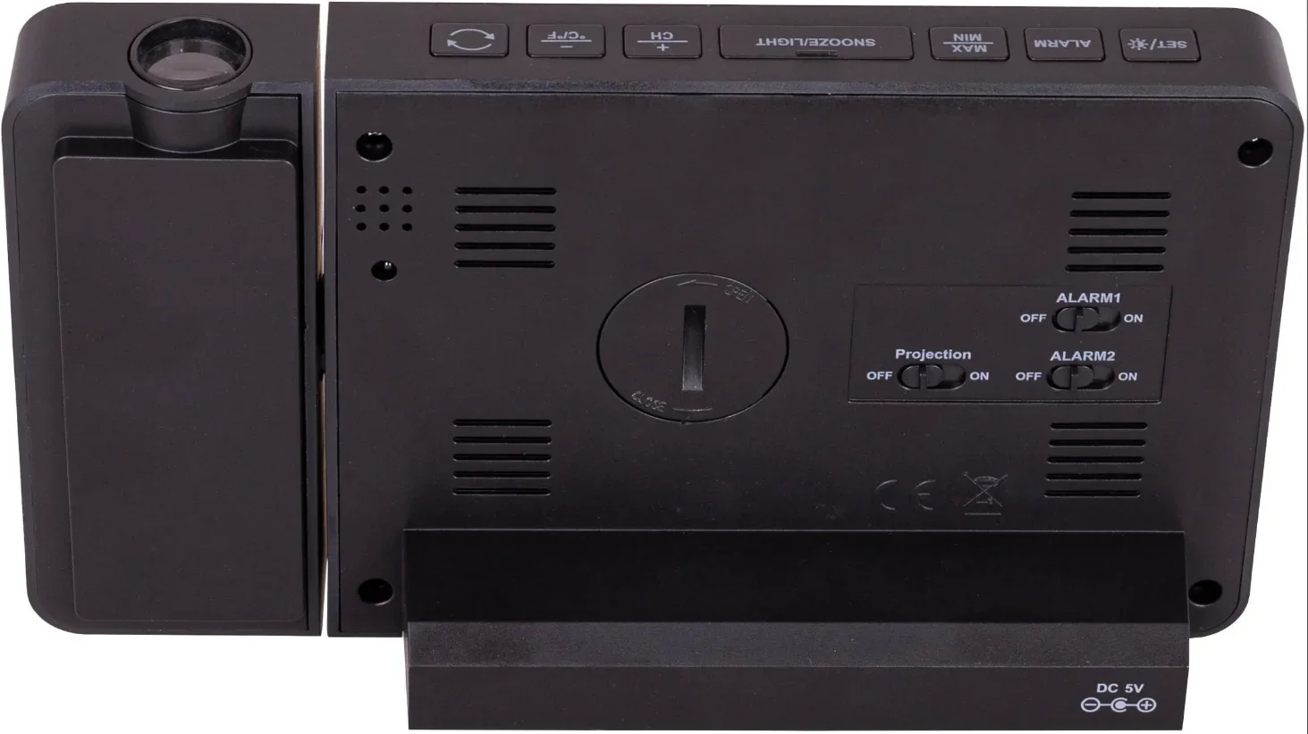 Wetterstation mit LED-Projektion - 0