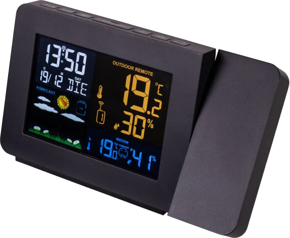 Wetterstation mit LED-Projektion - 1