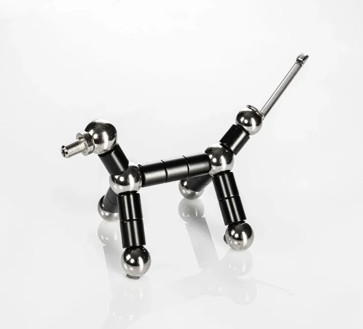 Magnetischer Kugelschreiber in der Farbe: schwarz - 1