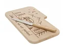 Schneidebrett "Camping" mit Messer - 1