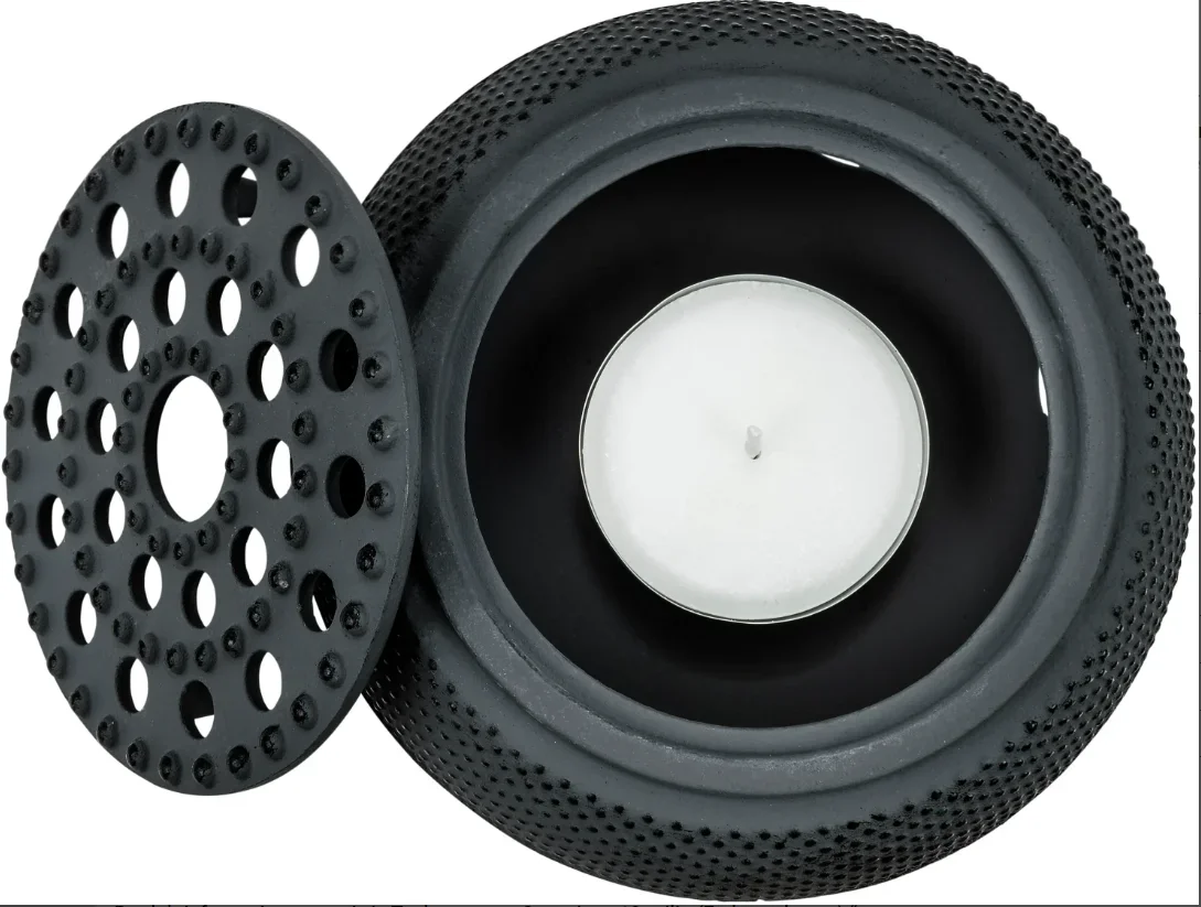 Asia Teekannenset Gusseisen 10-teilig (Farbe: schwarz) - 6