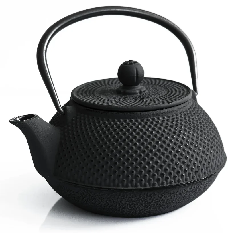 Asia Teekannenset Gusseisen 10-teilig (Farbe: schwarz) - 9