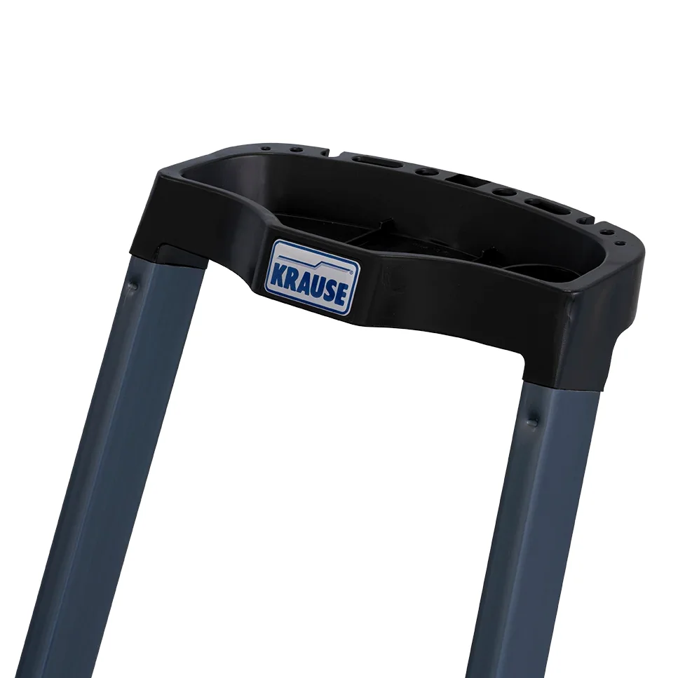 „SECURO“ STUFEN-STEHLEITER ELOXIERT 4 STUFEN - 2