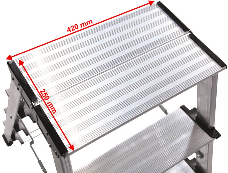 „TREPPO“ DOPPEL-KLAPPTRITT 2x3 STUFEN - 1