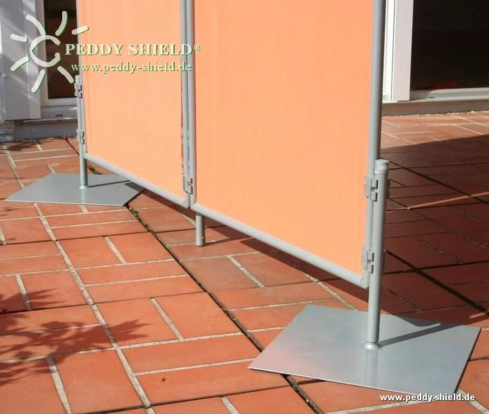 Paravent Fußplatte 35x35 cm - 0