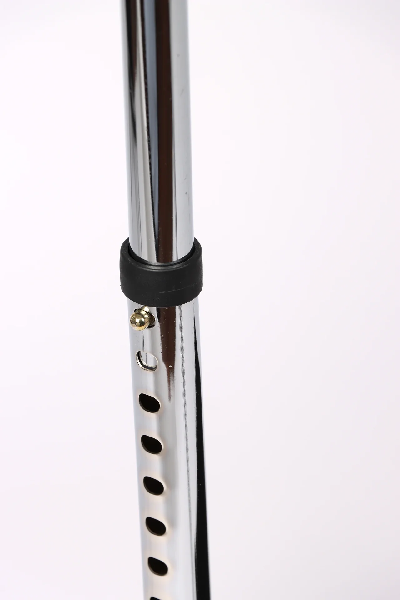 Trittstufe mit höhenverstellbarem Haltegriff, chrom, 88 - 108 cm - 0