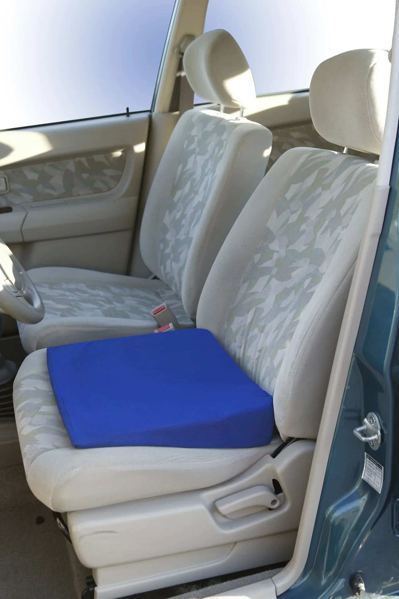 Auto-Sitzkissen Keil mit Bezug, blau - 2
