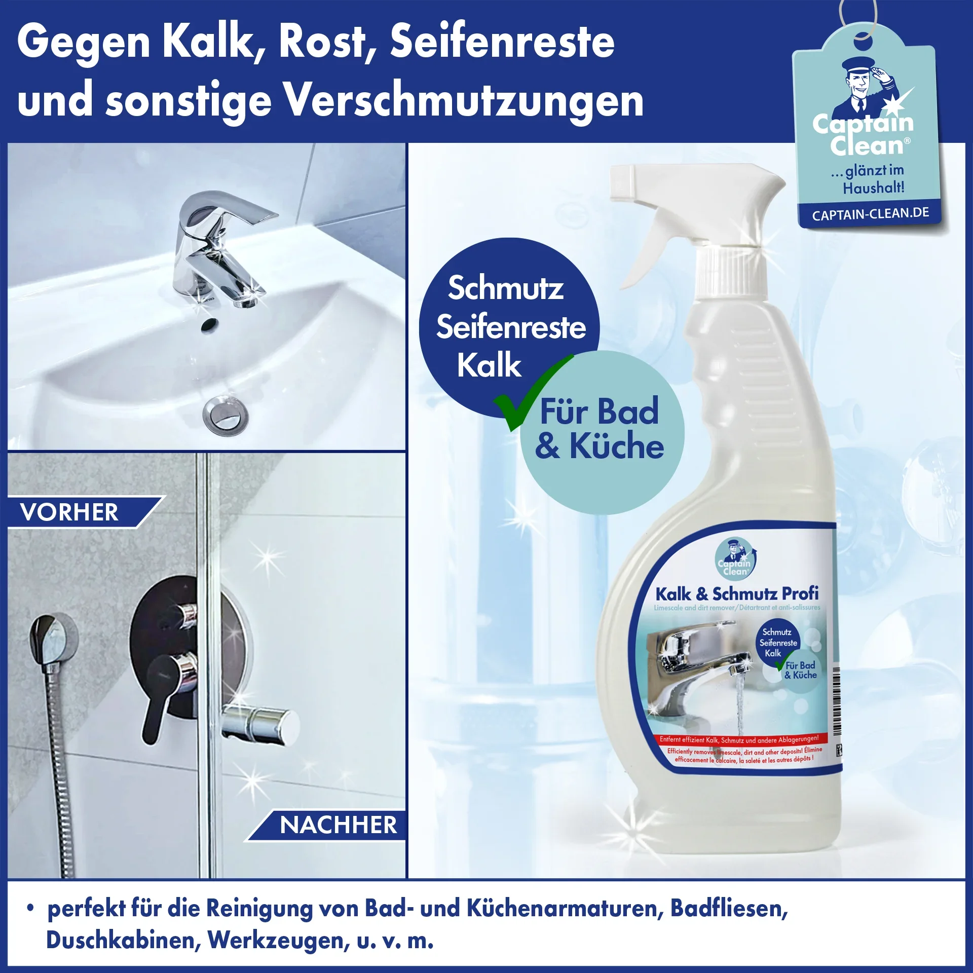 Kalk und Schmutz Profi, 650 ml - 1