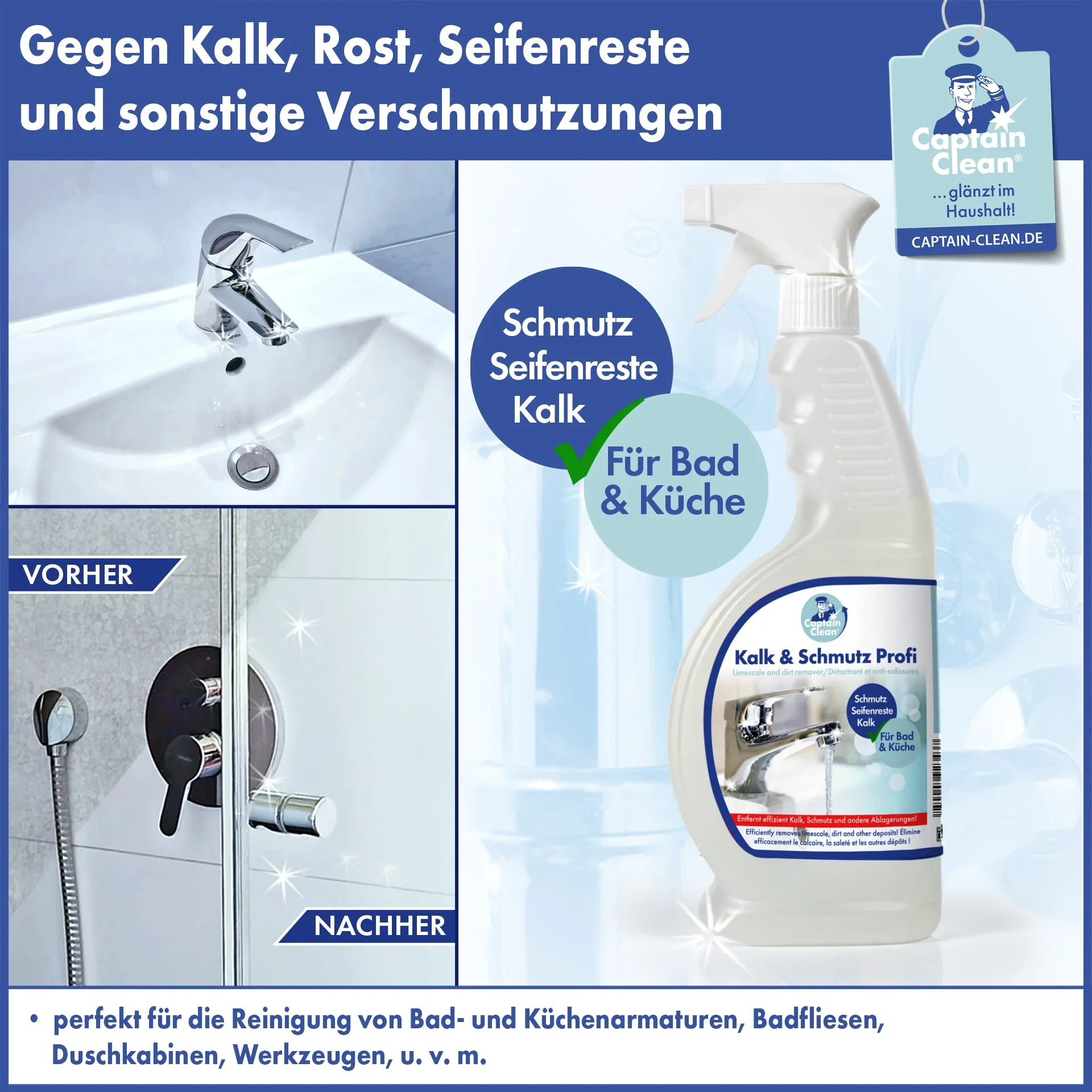 Kalk und Schmutz Profi, 650 ml - 3