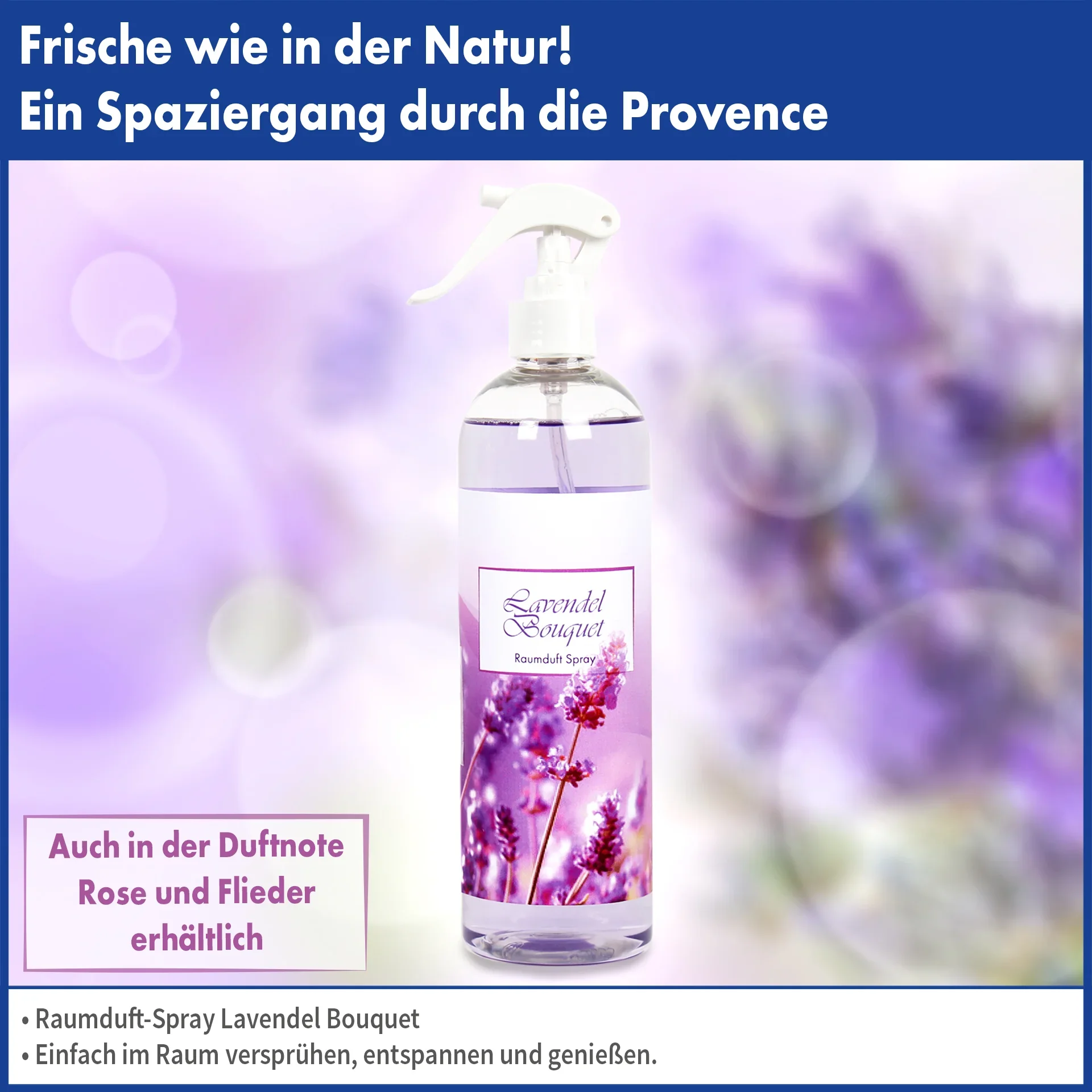 Raumduft Spray Lavendel 500 ml - 1