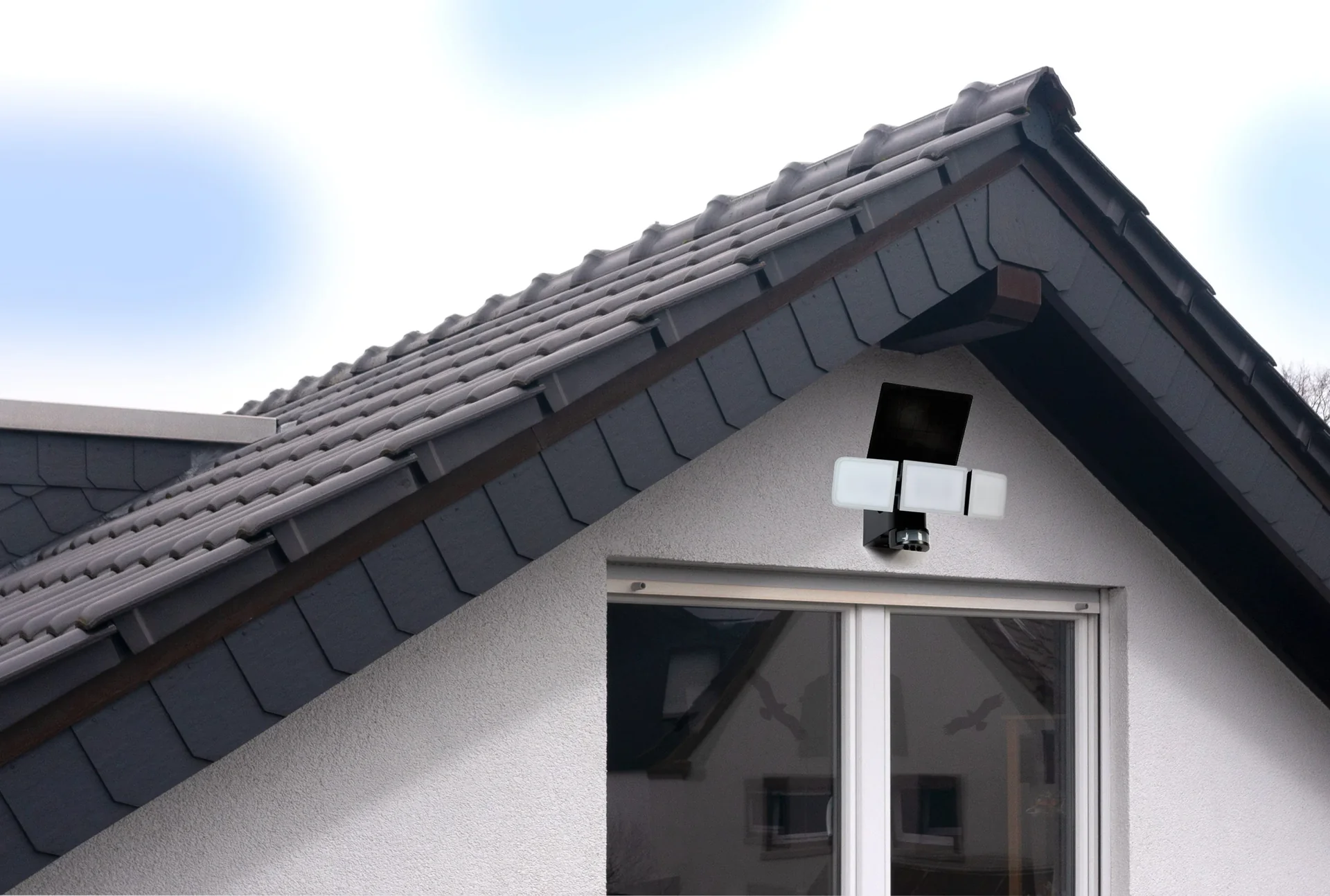 Solar LED Fluter mit Bewegungsmelder - 0