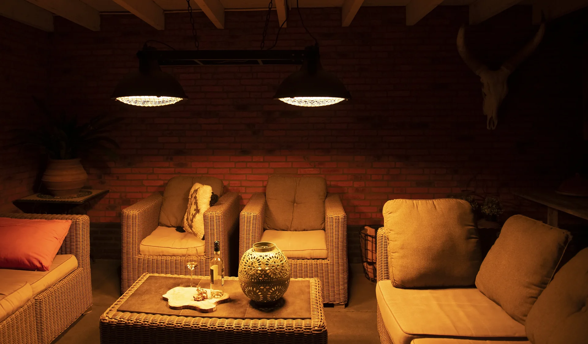 Hängeheizstrahler Indus II Bright Hanging Black 3000 Watt - 1