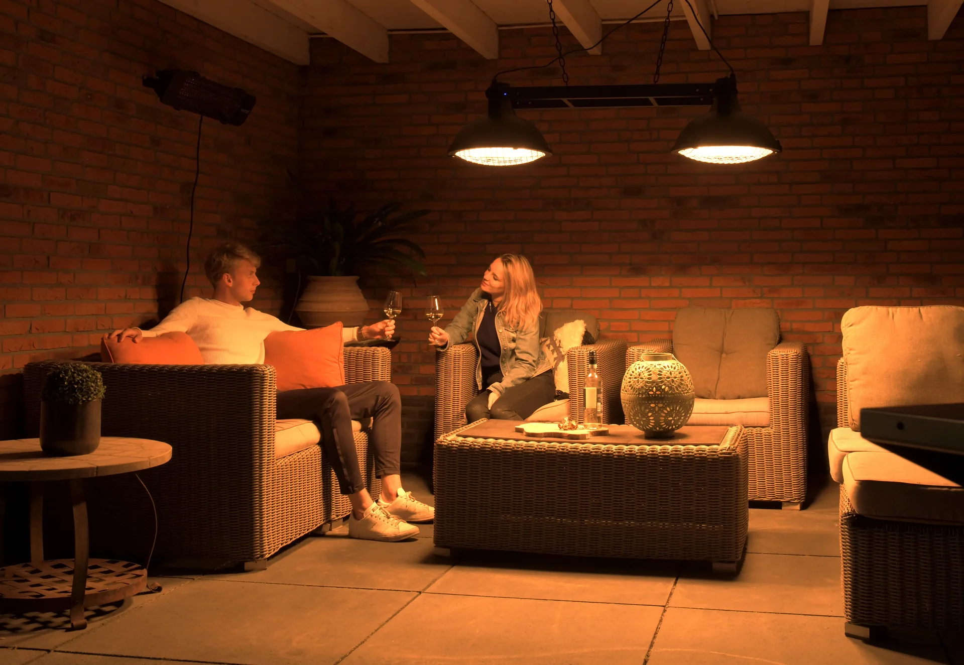 Hängeheizstrahler Indus II Bright Hanging Black 3000 Watt - 2