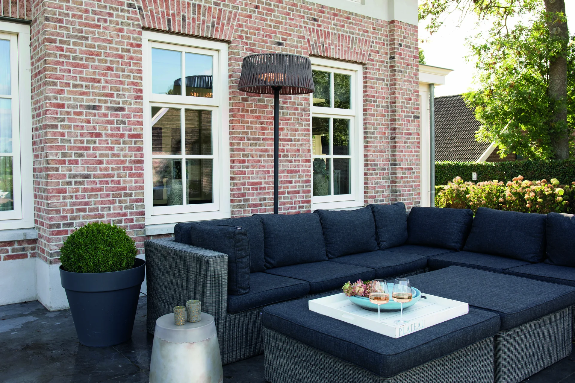 Standheizstrahler Artix Corda Bright Standing Brown 2100 Watt - 1