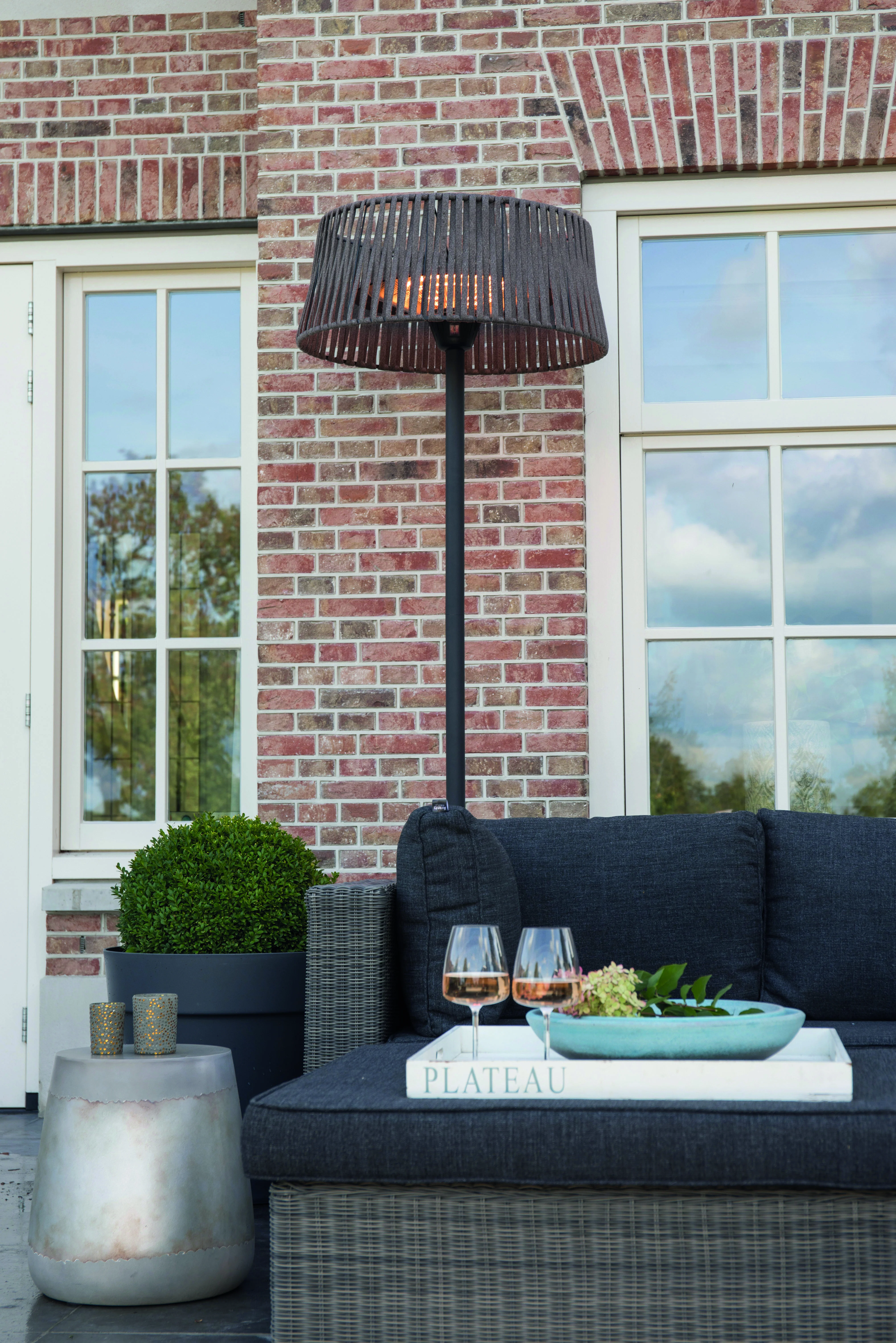 Standheizstrahler Artix Corda Bright Standing Brown 2100 Watt - 7