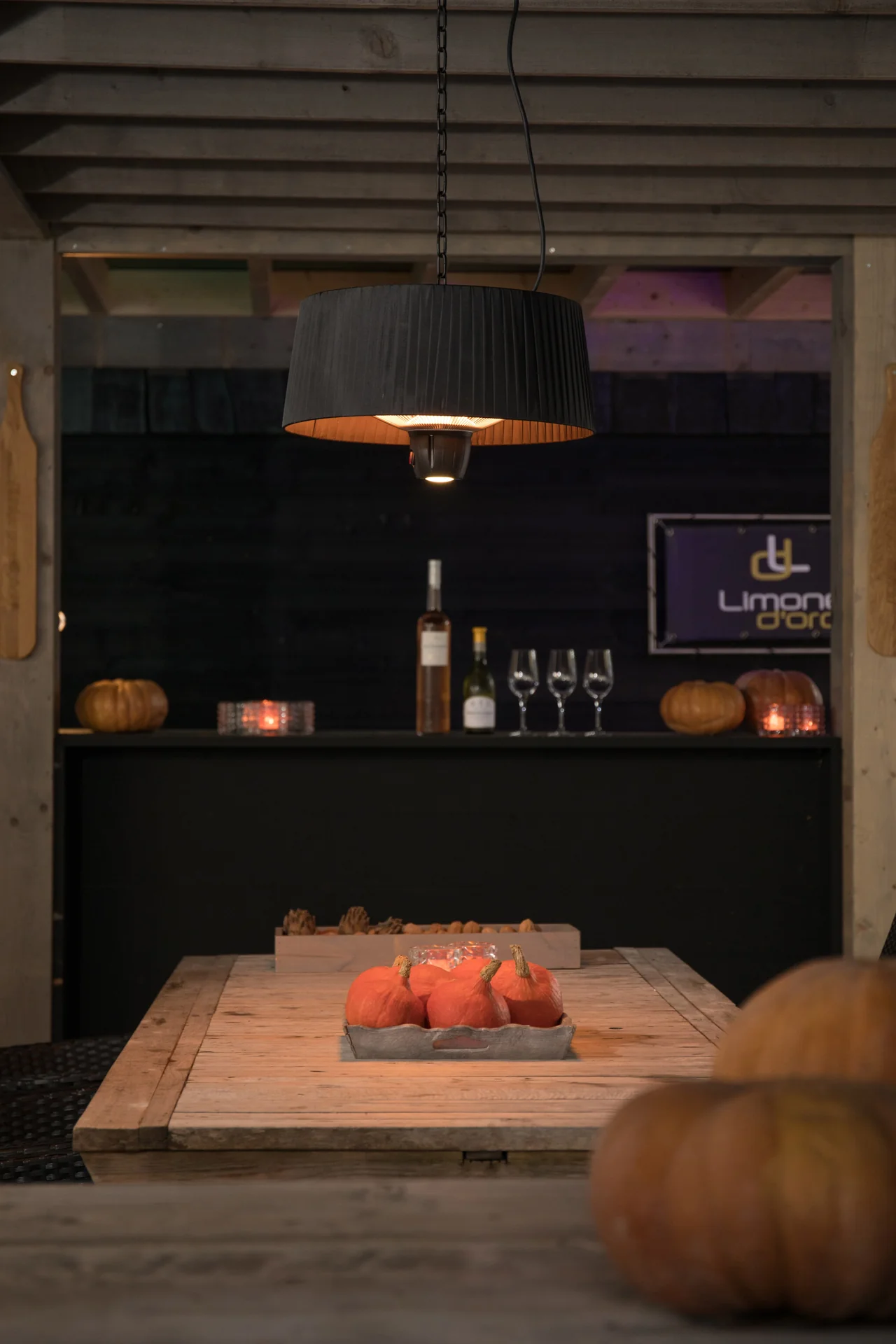 Hängeheizstrahler Artix Compact Bright Hanging Black 1500 Watt - 0