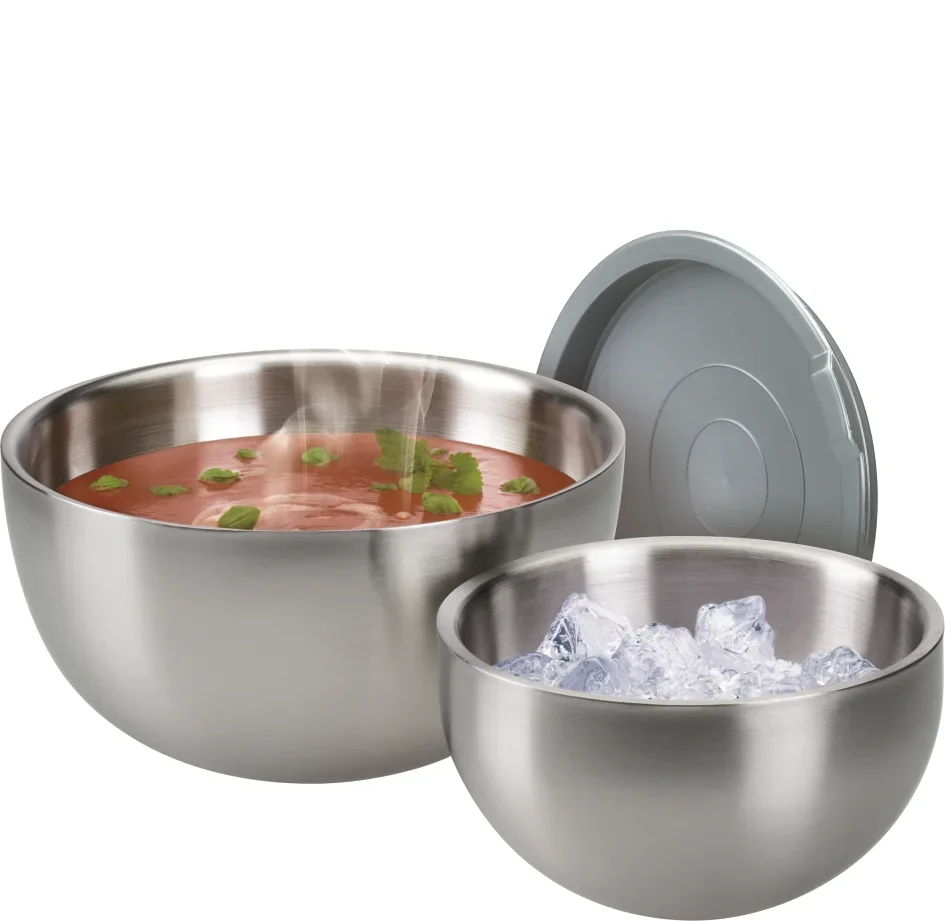 Thermoschüssel 26 cm mit Deckel - 0