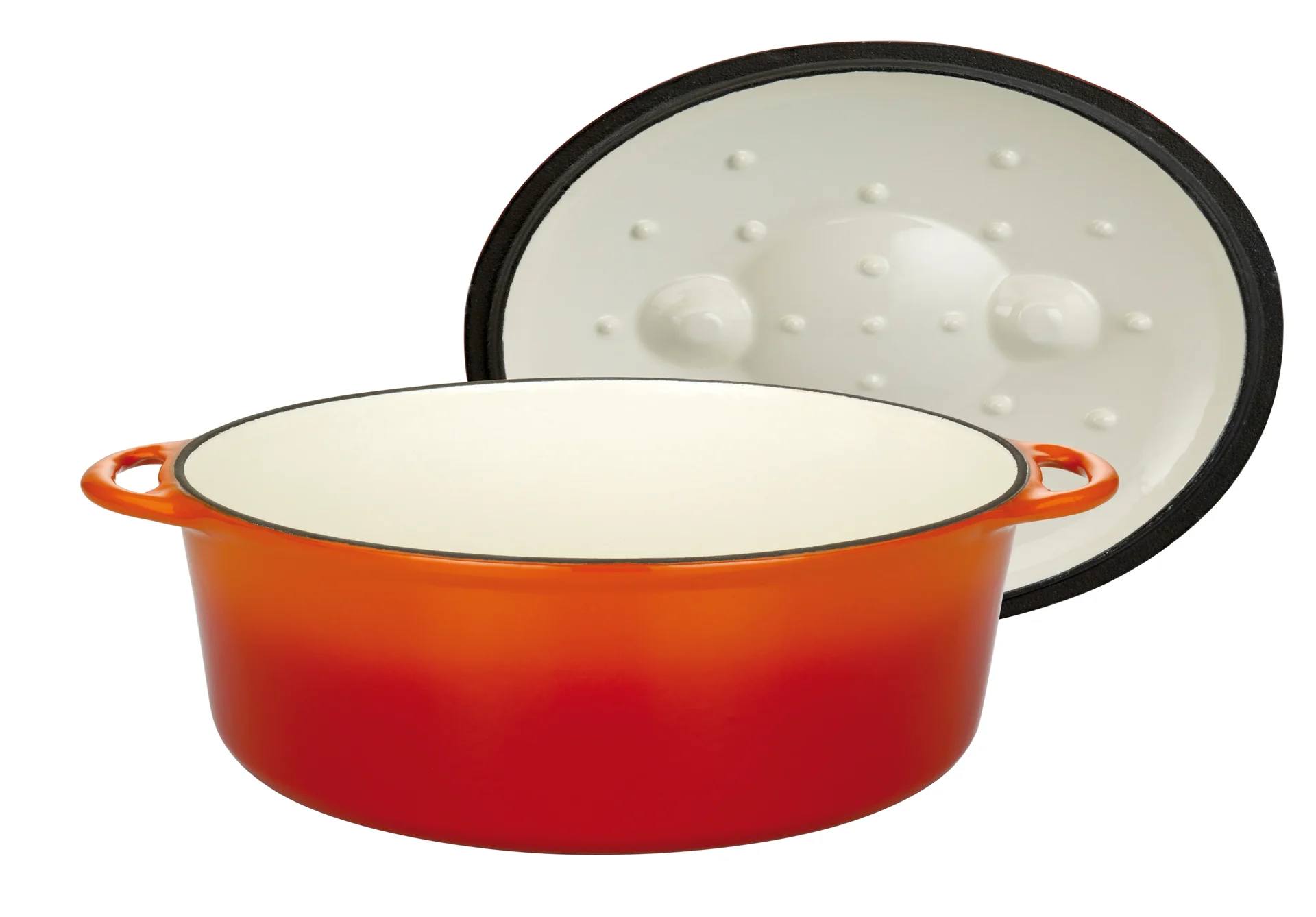 Ovaler Bräter 33 cm Orange Shadow - 2