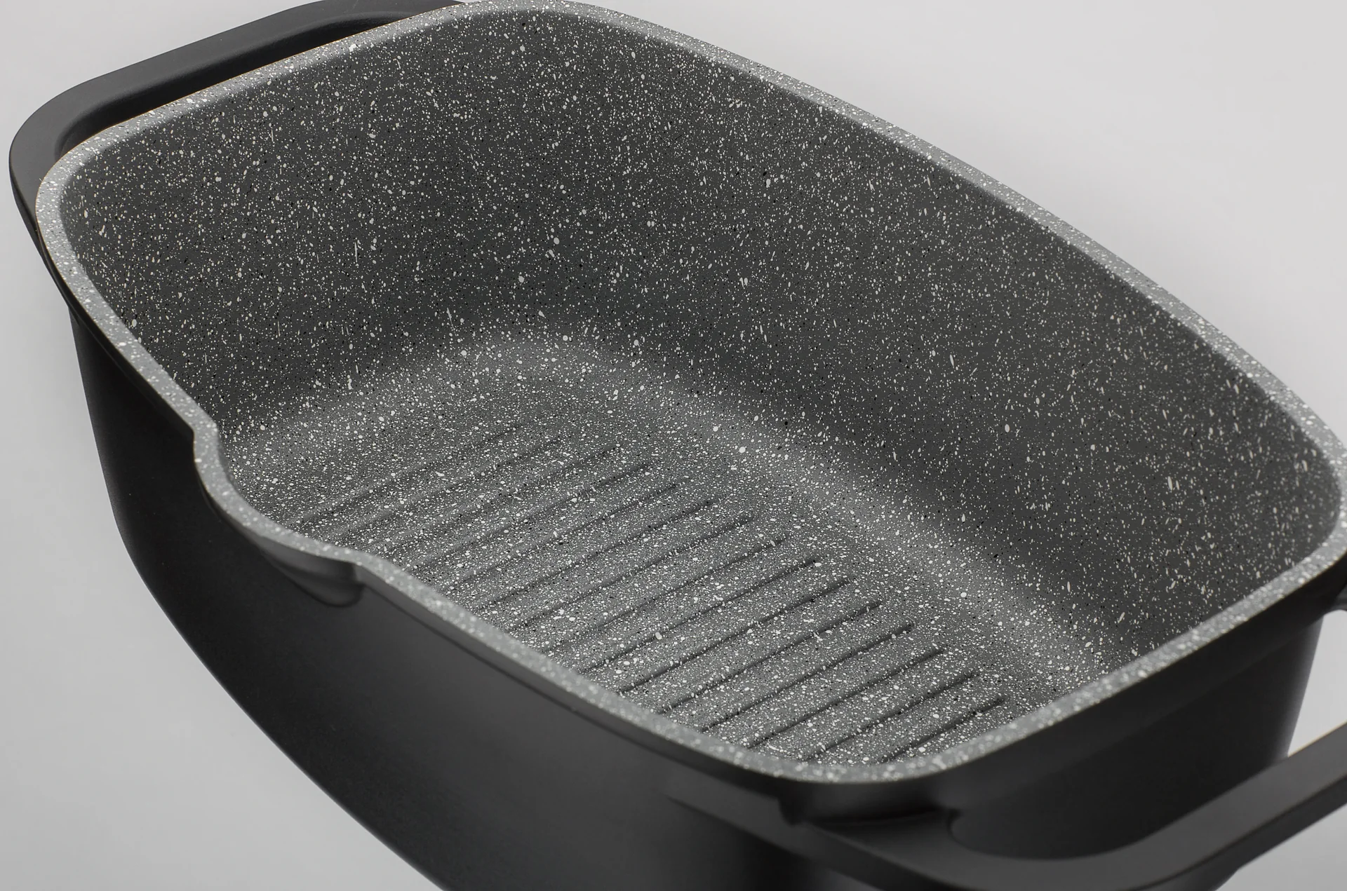 Universalbräter 33 cm Gourmet Granit mit Servierzange - 5