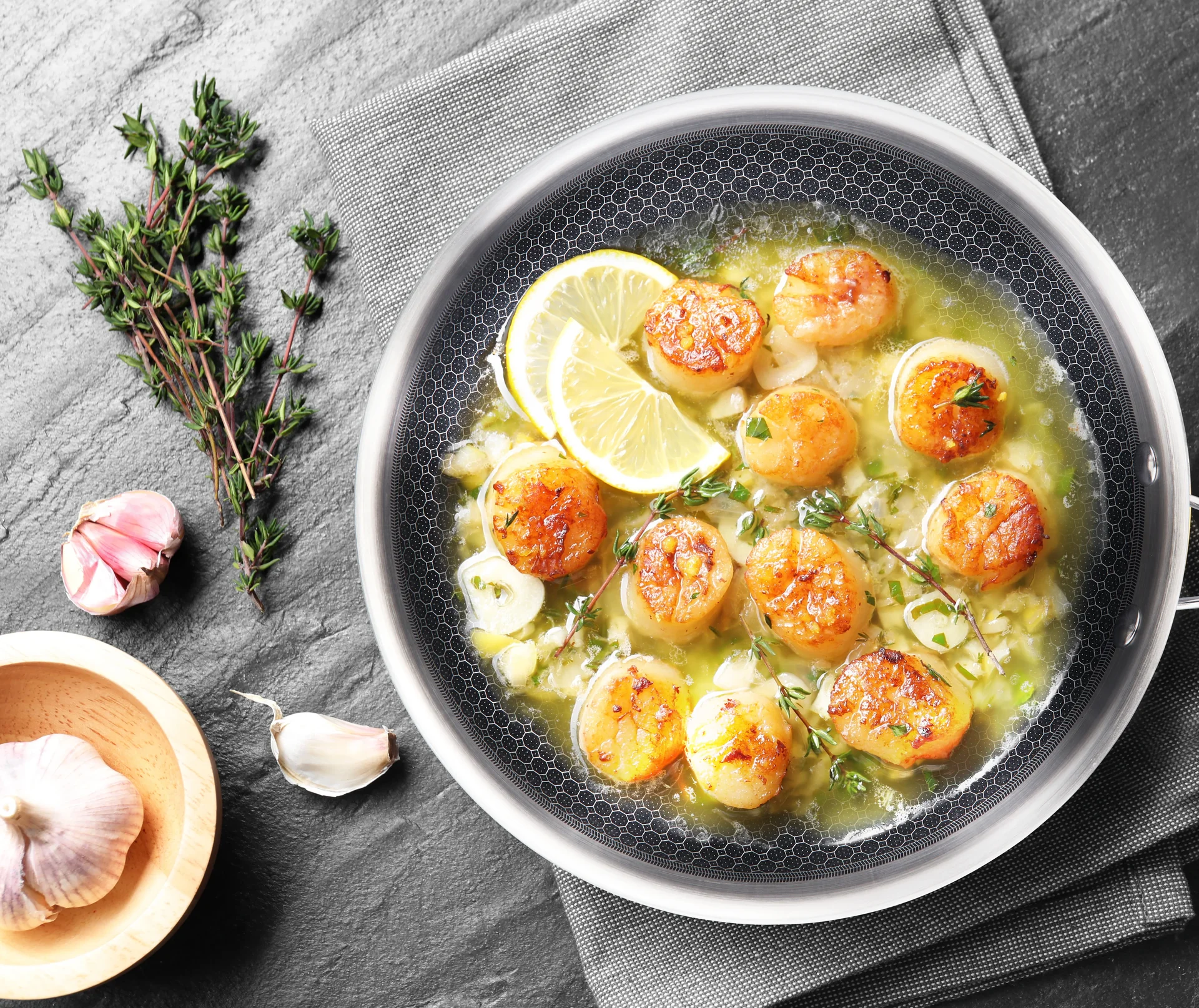 Bratpfanne 36 cm mit Gegengriff Gastro Inoxxa Black - 2