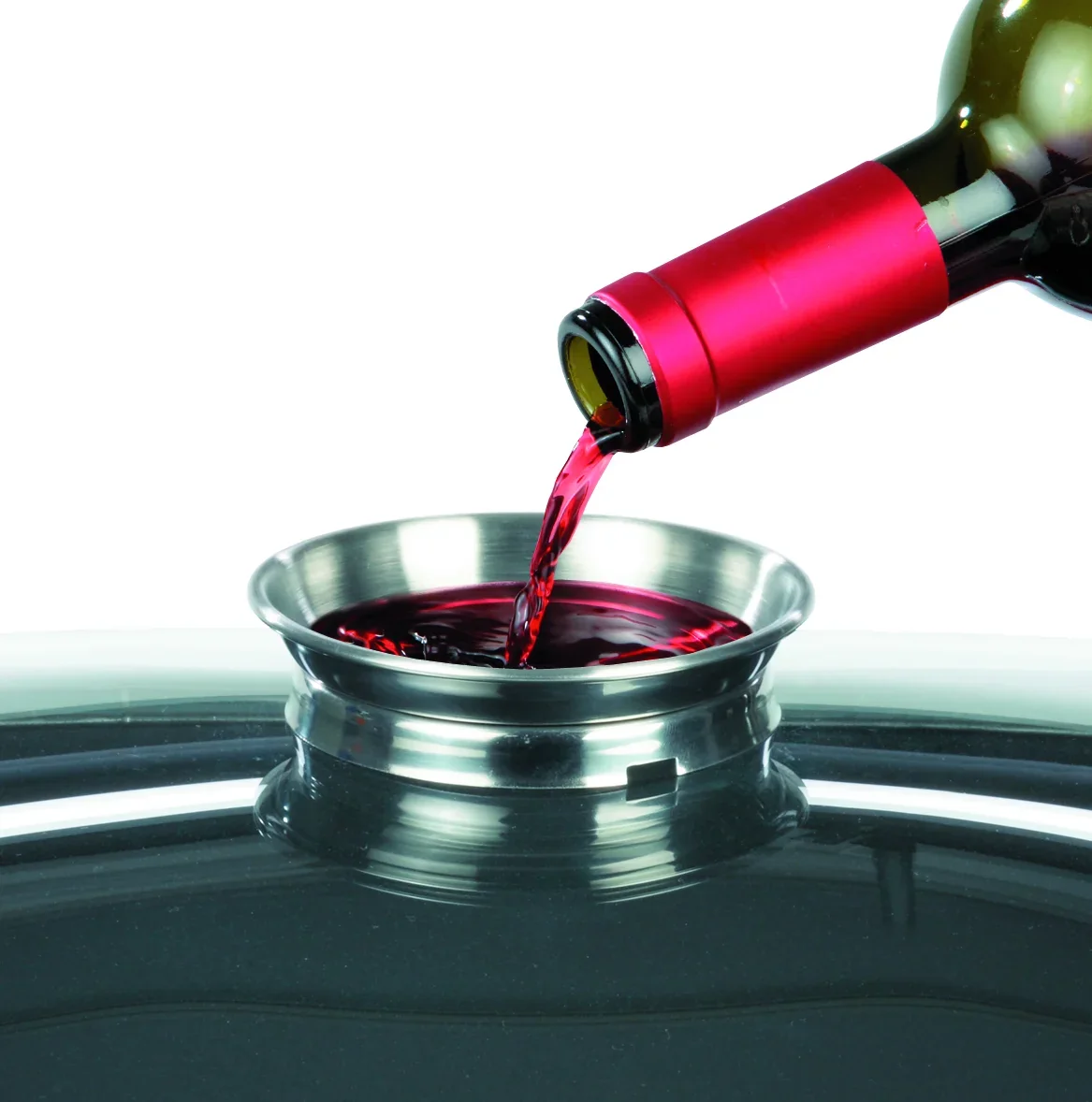 Bräter 40 cm Ceramica kobaltblau mit Aromaknopf - 4