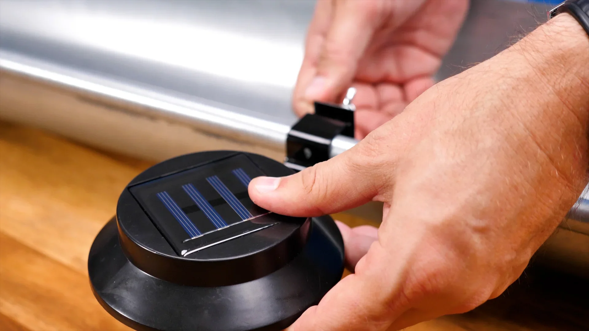 Dachrinnen Solarleuchte, 3er-Set - 2