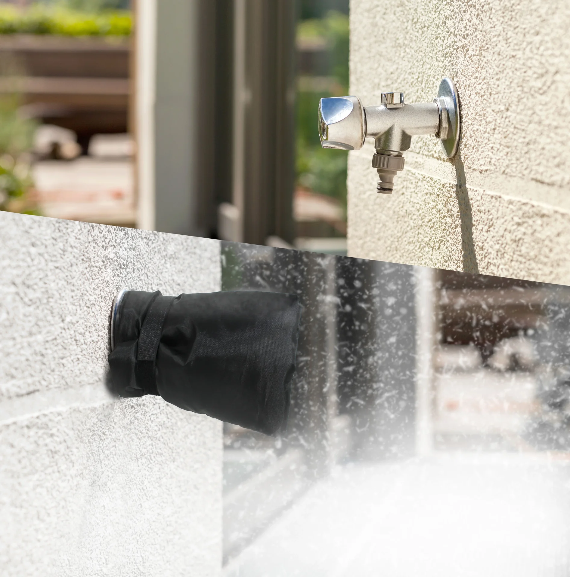 Thermoschutz für Gartenwasserhahn - 1