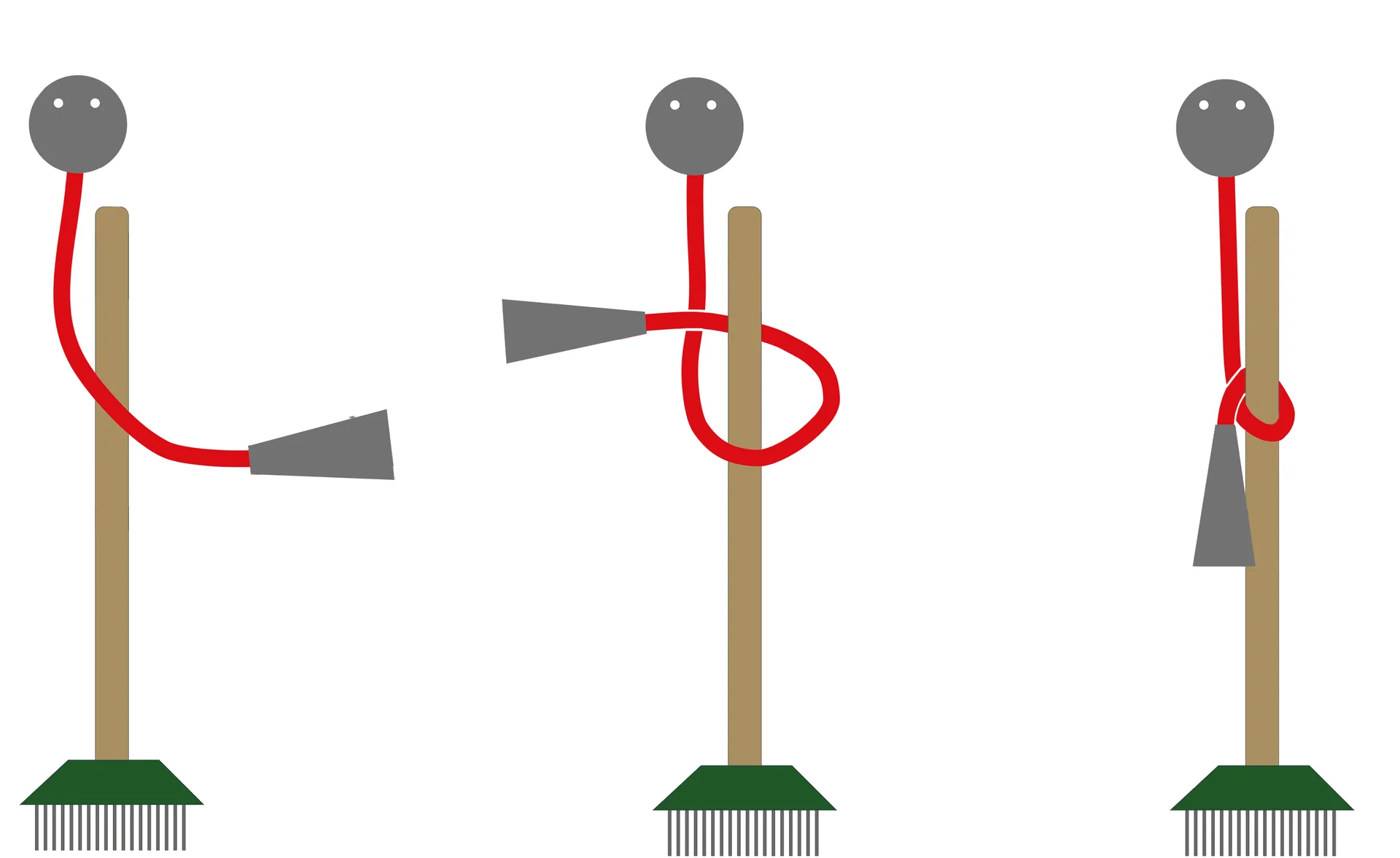 Alles-Aufhänger "Elefant" groß, 3er-Set - 0