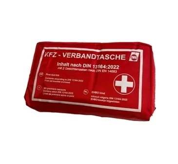 KFZ-Verbandtasche "rot" DIN 13164:2022 - 1